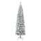 7.5ft. Unlit Acacia Pencil Slim Flocked Artificial Christmas Tree